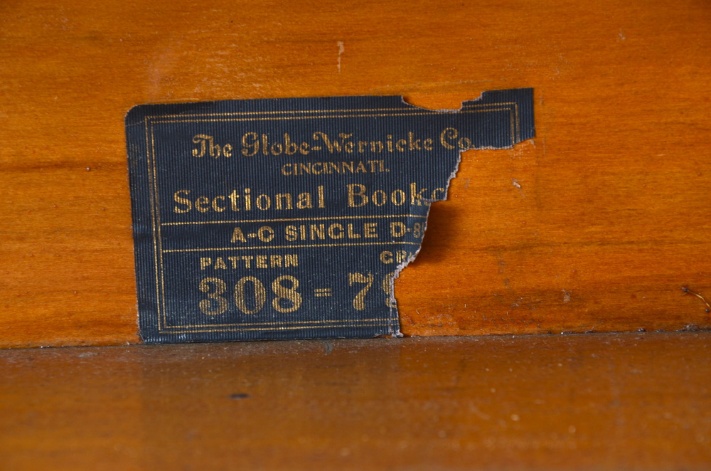 Globe Wernicke Oak Barrister Bookcase Model 308-798