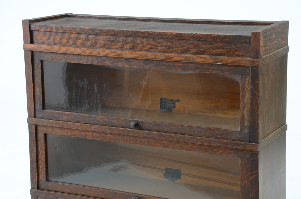 Globe Wernicke Oak Barrister Bookcase Model 308-798