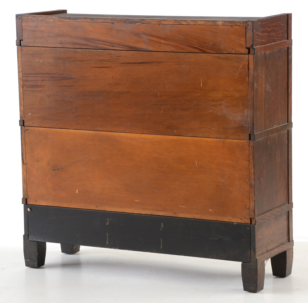 Globe Wernicke Oak Barrister Bookcase Model 308-798