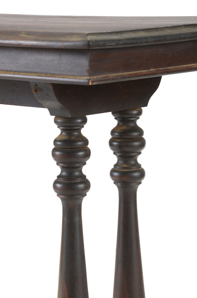 Steinkamp Furniture Walnut Finish Trestle Table