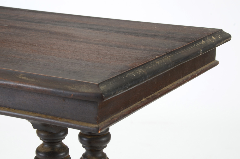 Steinkamp Furniture Walnut Finish Trestle Table