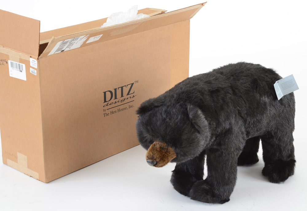 Ditz Designs Black Bear Footrest