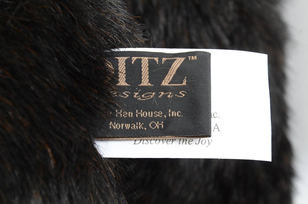 Ditz Designs Black Bear Footrest