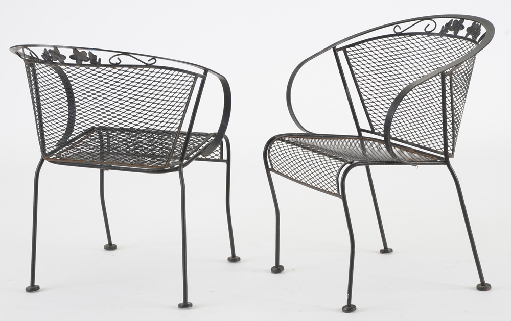 Metal Mesh Patio Chairs