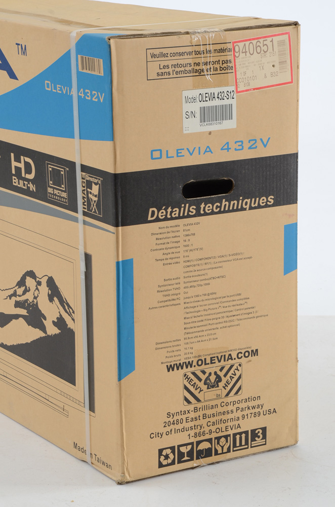 Olevia 32" LCD HDTV Model 432V
