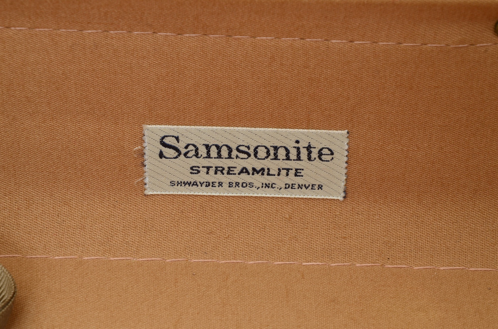 Two Vintage Samsonite Luggage Pieces
