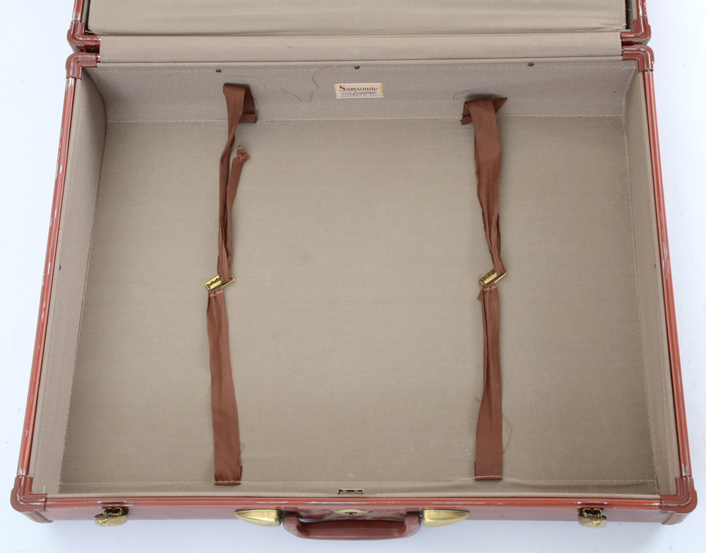 Two Vintage Samsonite Luggage Pieces