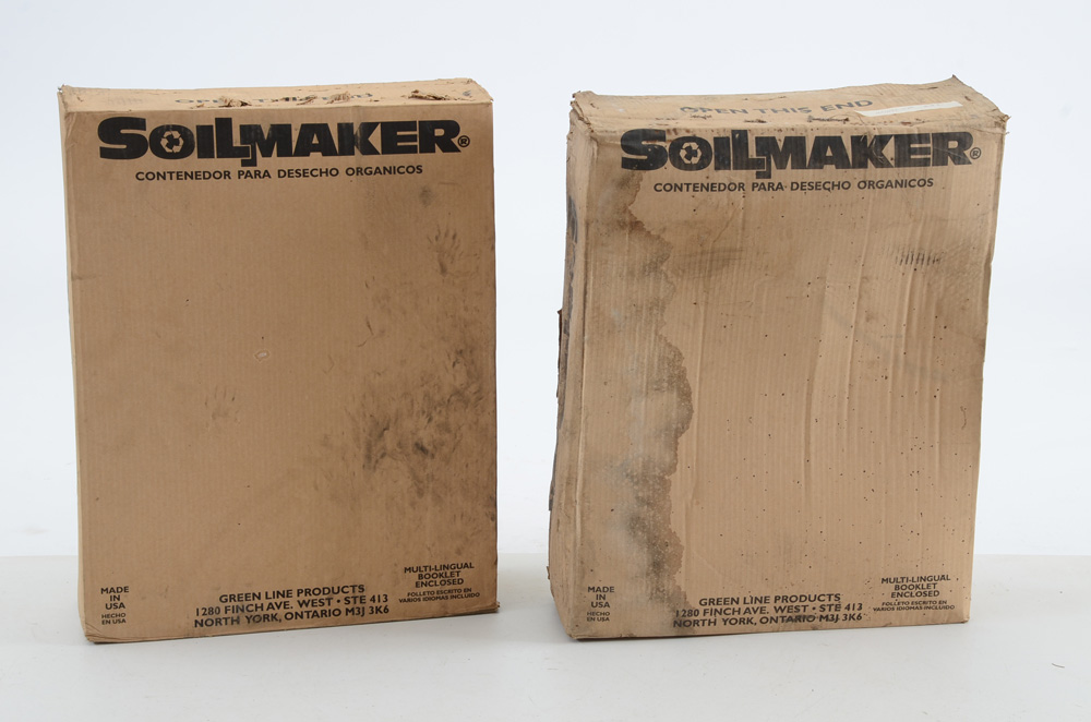 Two Soilmaker Compost Bins by Green Line Products