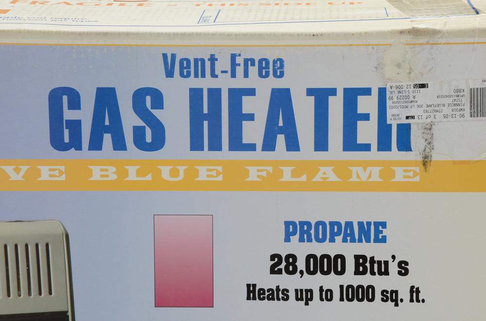 Two Kozy World Vent-Free Gas Heaters Model KWP318