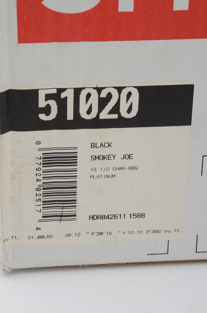 Weber "Smokey Joe" Charcoal Barbecue Grill