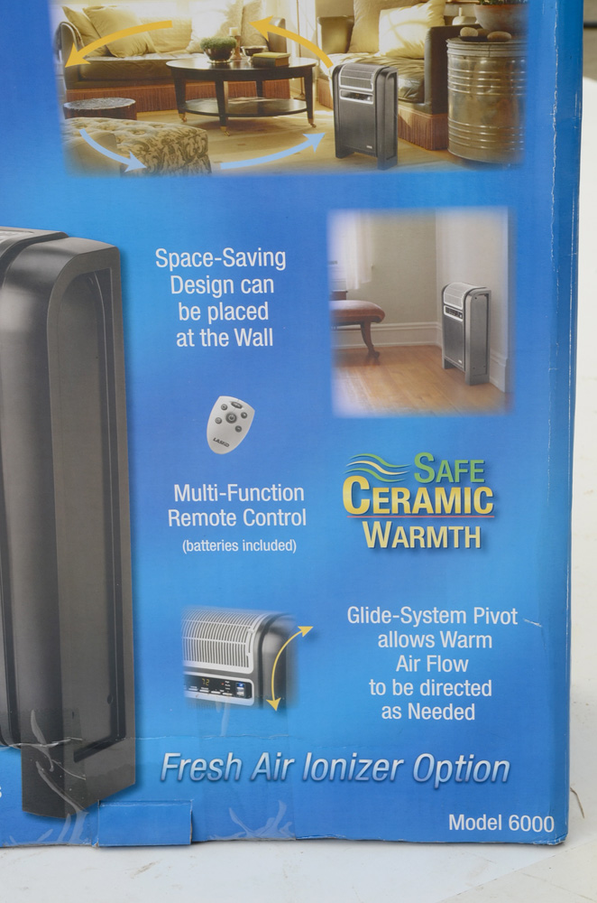 Lasko Cyclonic Ceramic Heater Model 6000