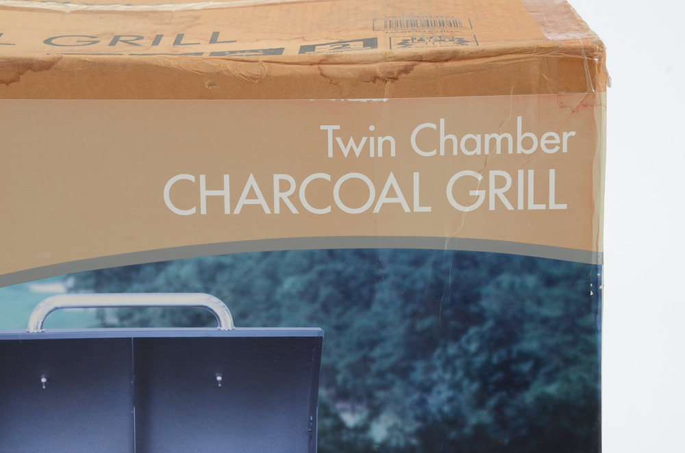 "Backyard Classic Professional" Twin Chamber Charcoal Grill