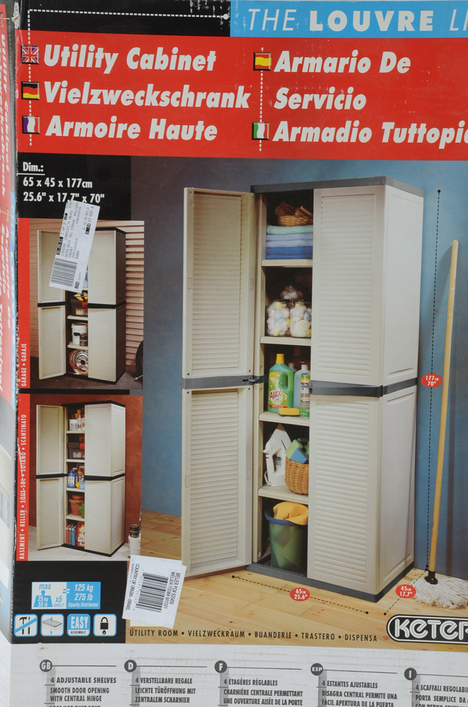 Keter "The Louvre Line" Utility Cabinet