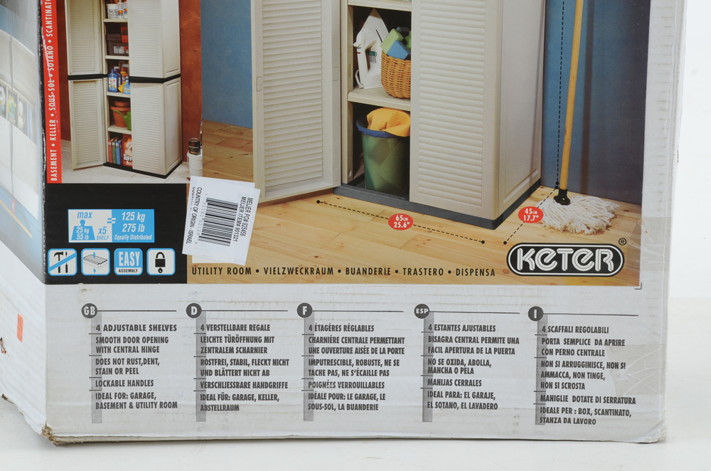 Keter "The Louvre Line" Utility Cabinet