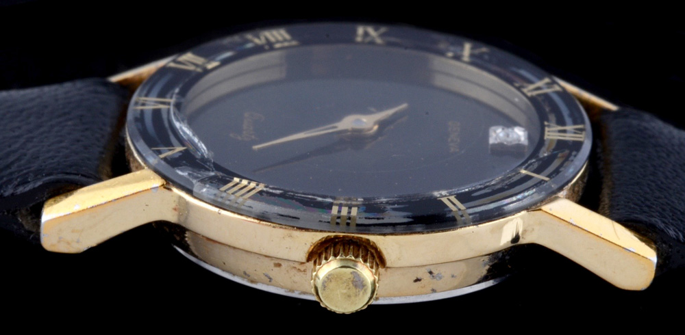 Women's Vintage Geneva Quartz Watch with Diamond Accent