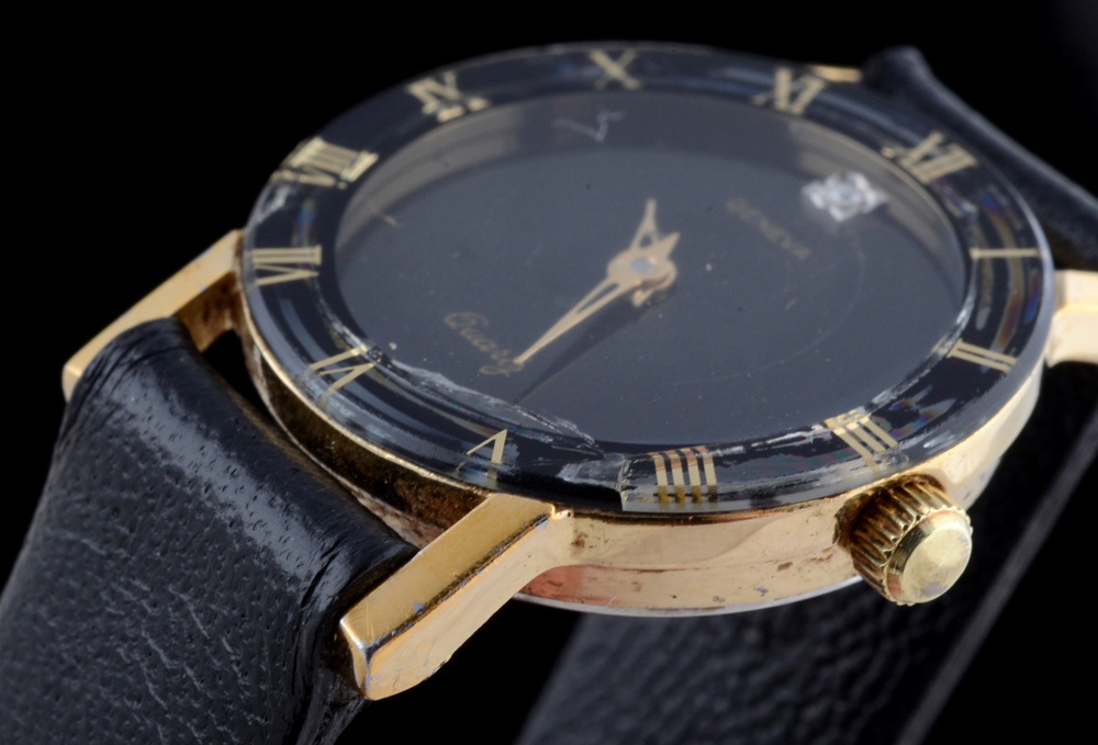 Women's Vintage Geneva Quartz Watch with Diamond Accent