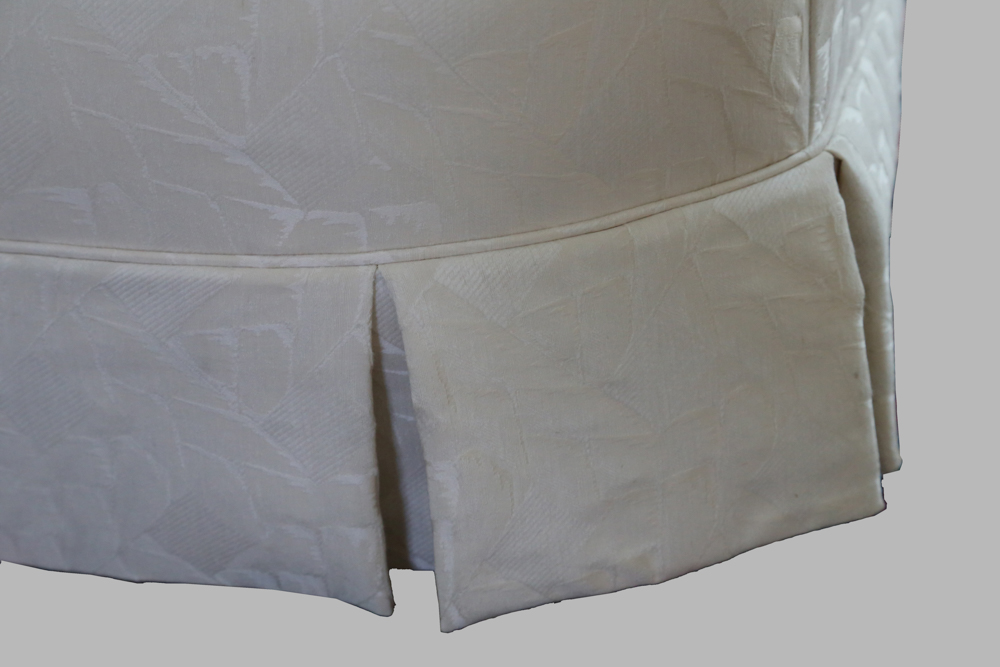 Vanguard Sofa with Ivory Jacquard Upholstery