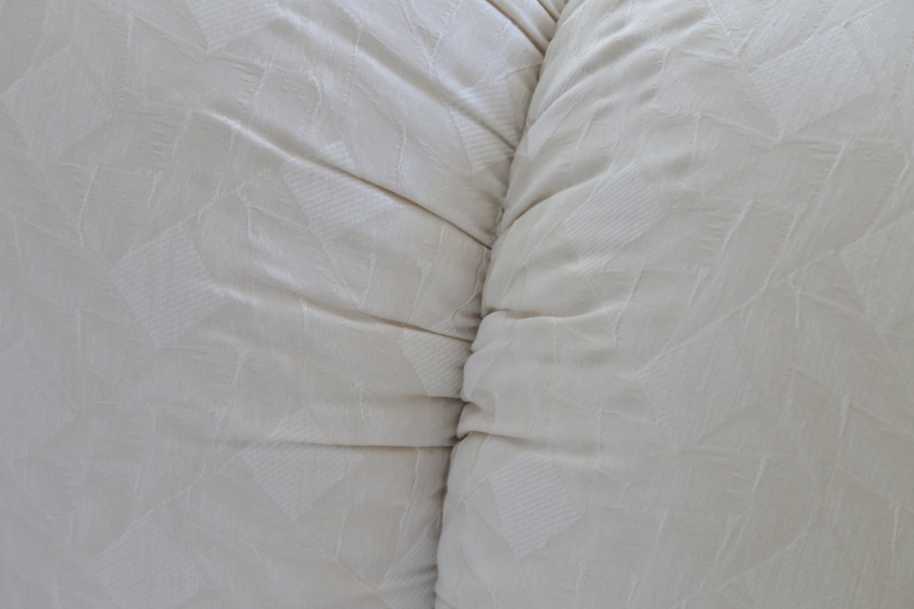 Vanguard Sofa with Ivory Jacquard Upholstery