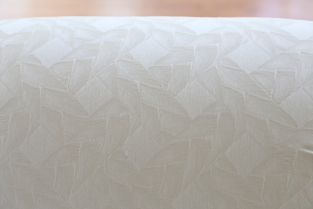 Vanguard Sofa with Ivory Jacquard Upholstery