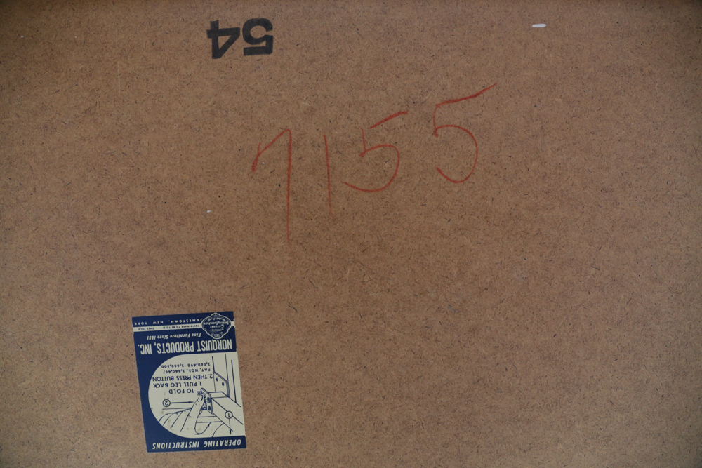 Norquist Products Vintage Folding Table with Four Chairs