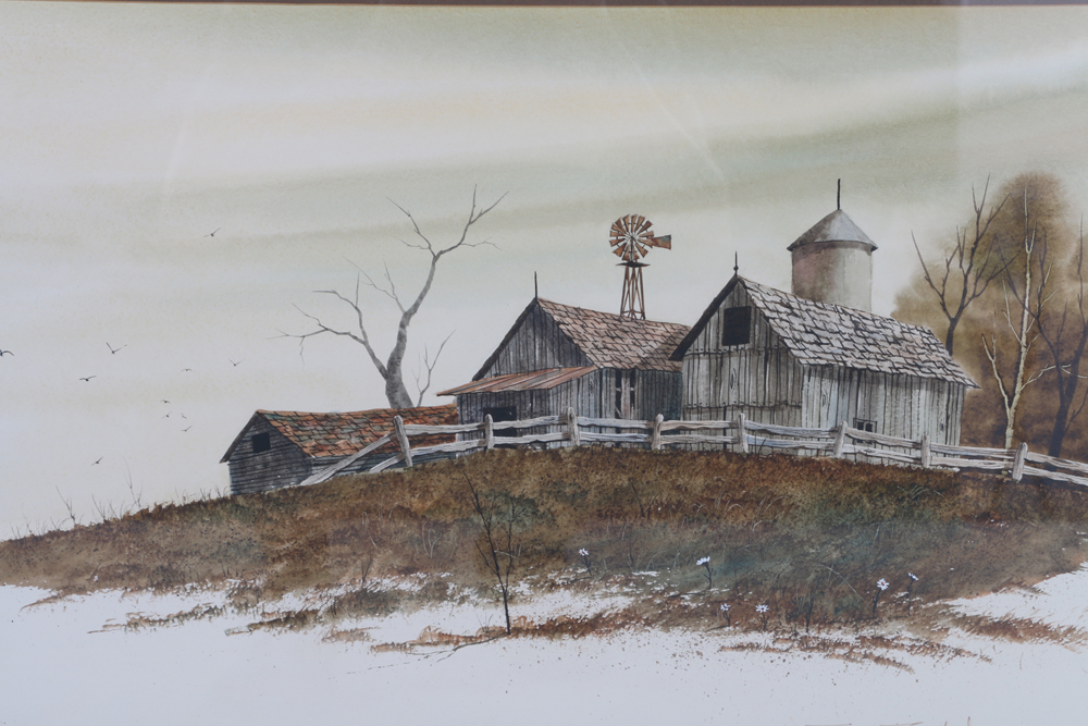 Tom Zientek Signed Original Watercolor Painting