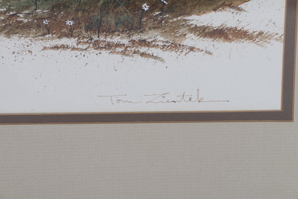 Tom Zientek Signed Original Watercolor Painting