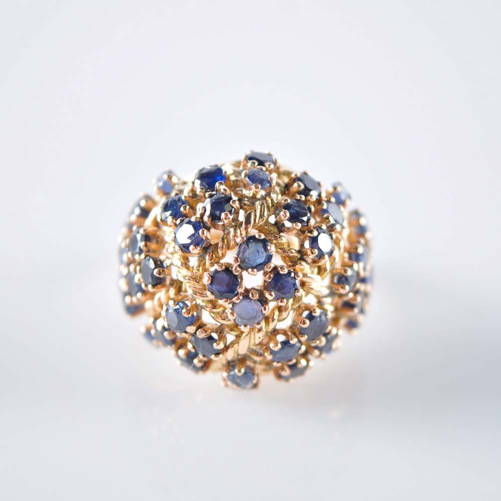 Sapphire Dome Ring