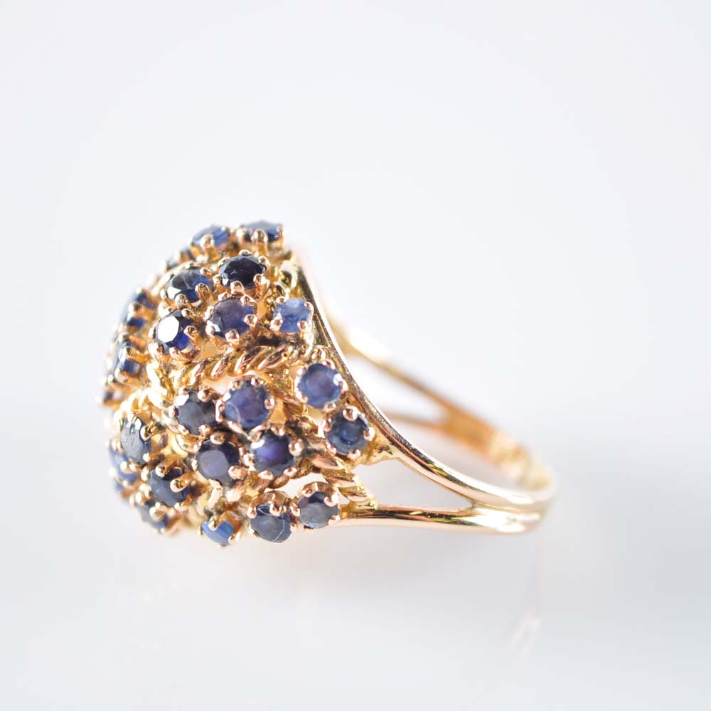Sapphire Dome Ring