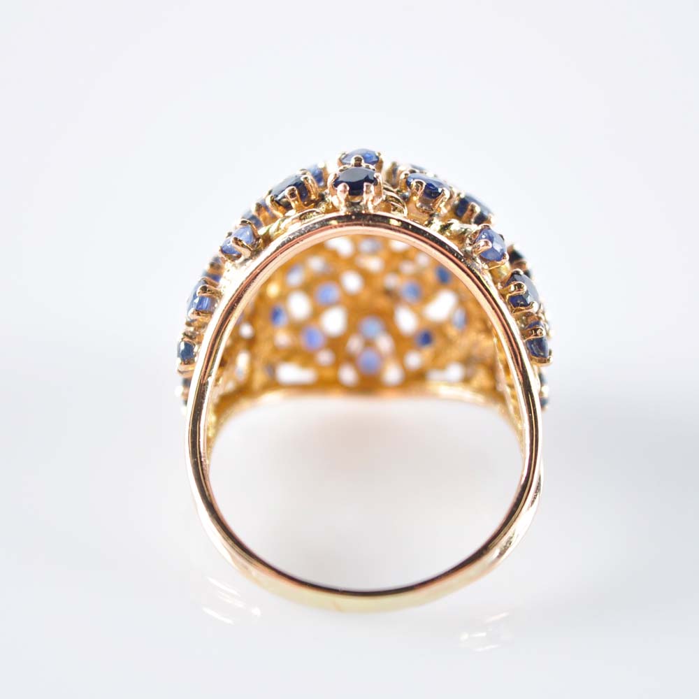 Sapphire Dome Ring