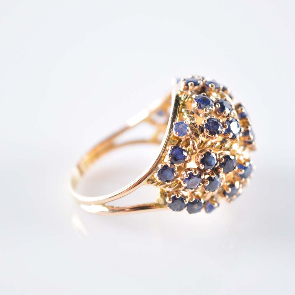 Sapphire Dome Ring