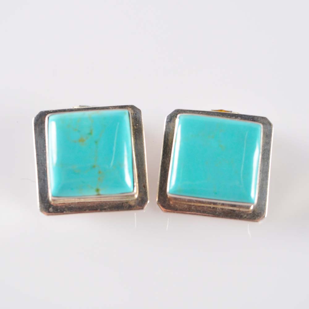 Sterling and Turquoise Earrings