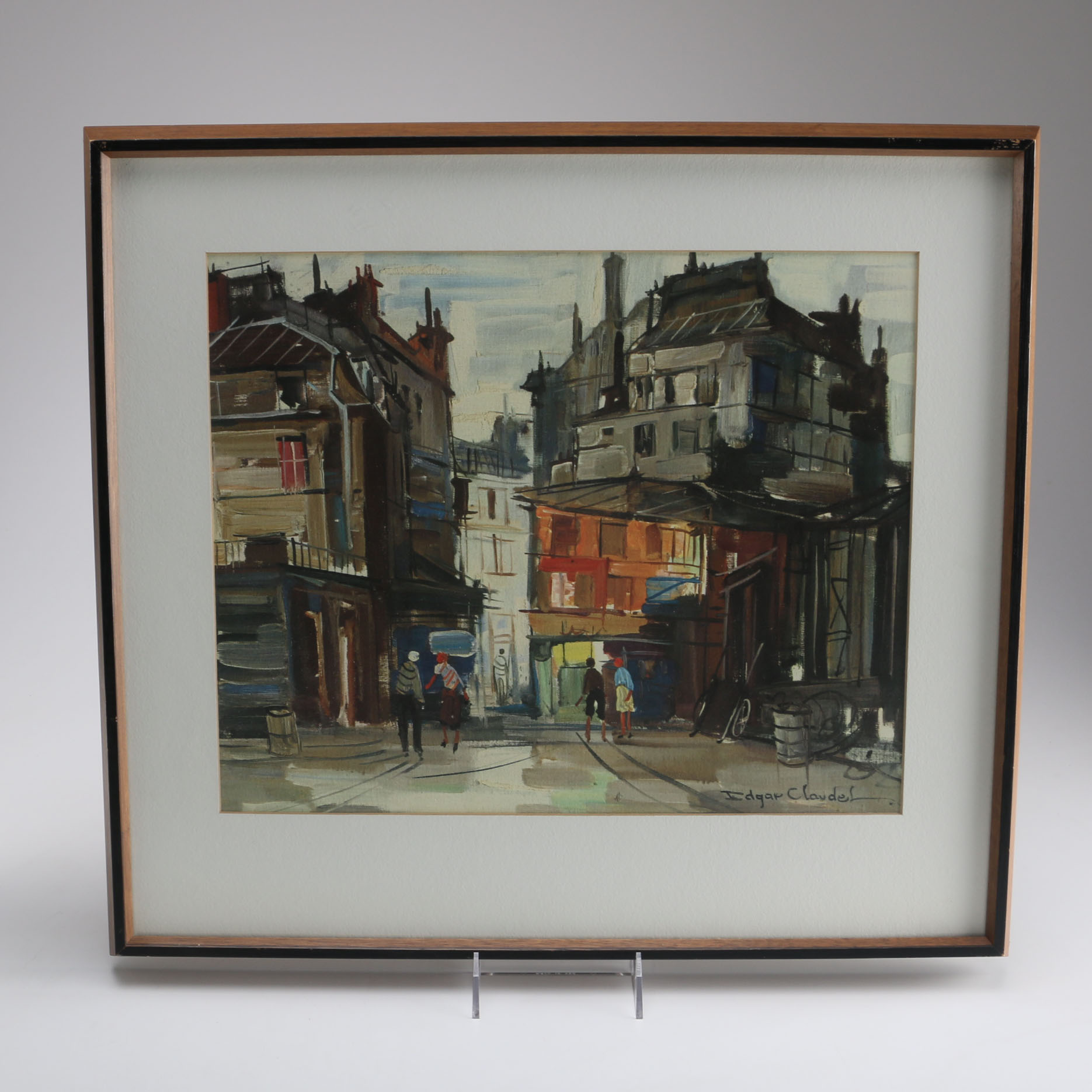 Mid- Century Edgar Claudel and F. Doumerque Offset Lithographs of Paris