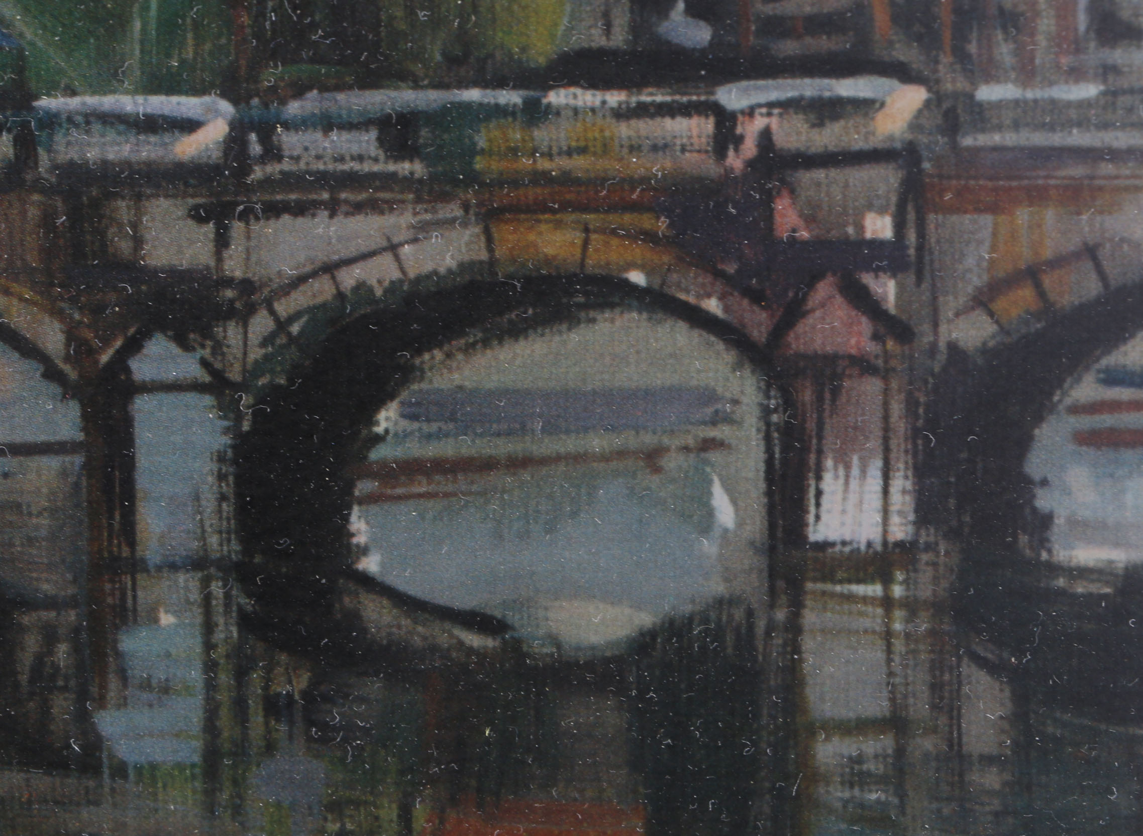 Mid- Century Edgar Claudel and F. Doumerque Offset Lithographs of Paris