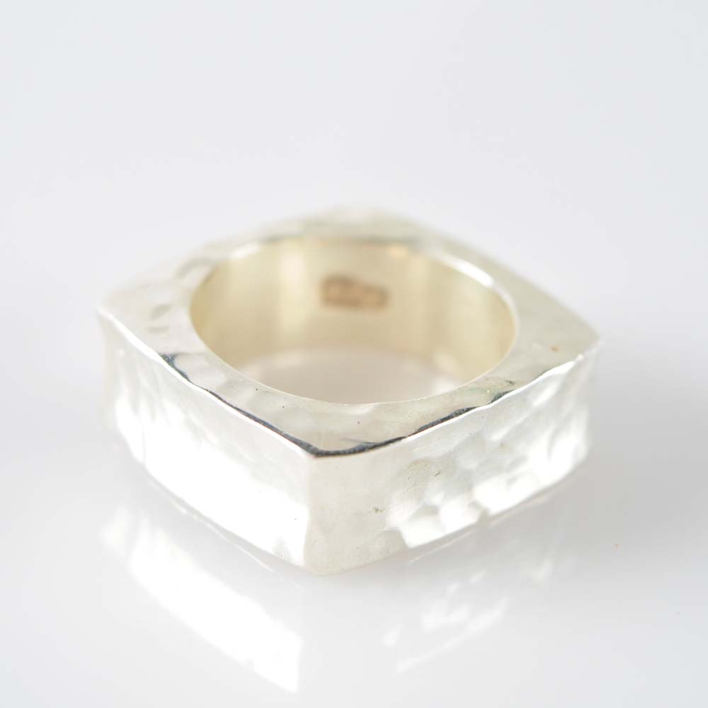 Sterling Silver Square Ring