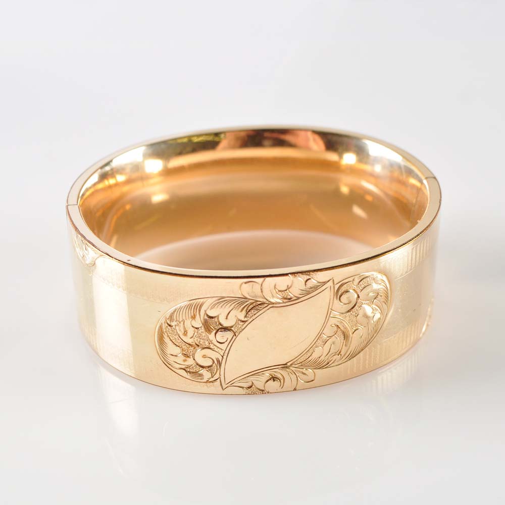 Vintage Gold Plated Bangle