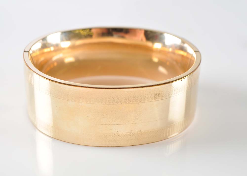Vintage Gold Plated Bangle