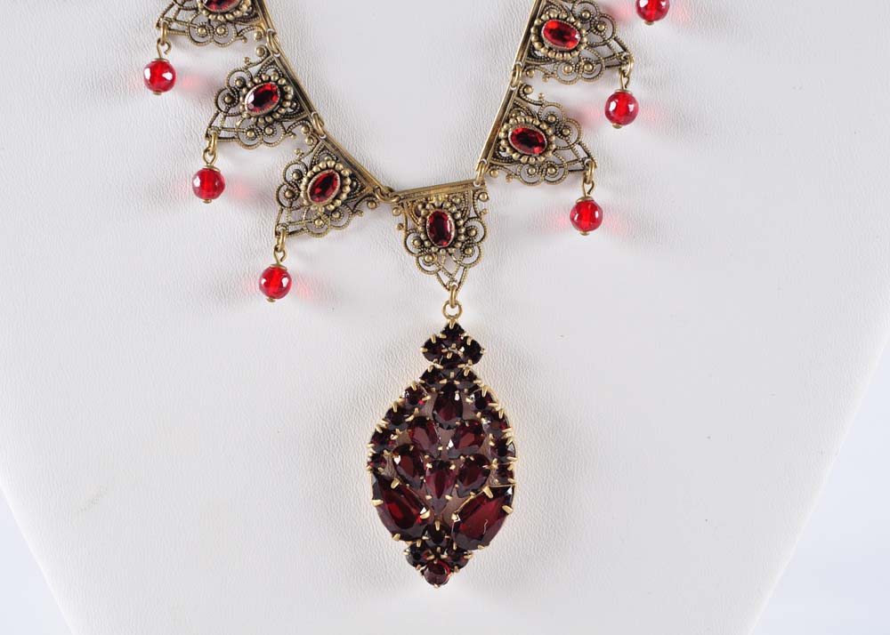 Gold-Filled Pendant and Earring Set