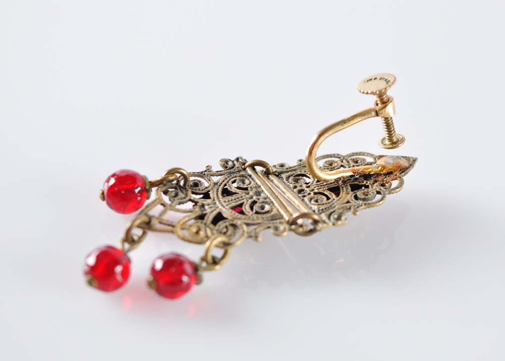 Gold-Filled Pendant and Earring Set