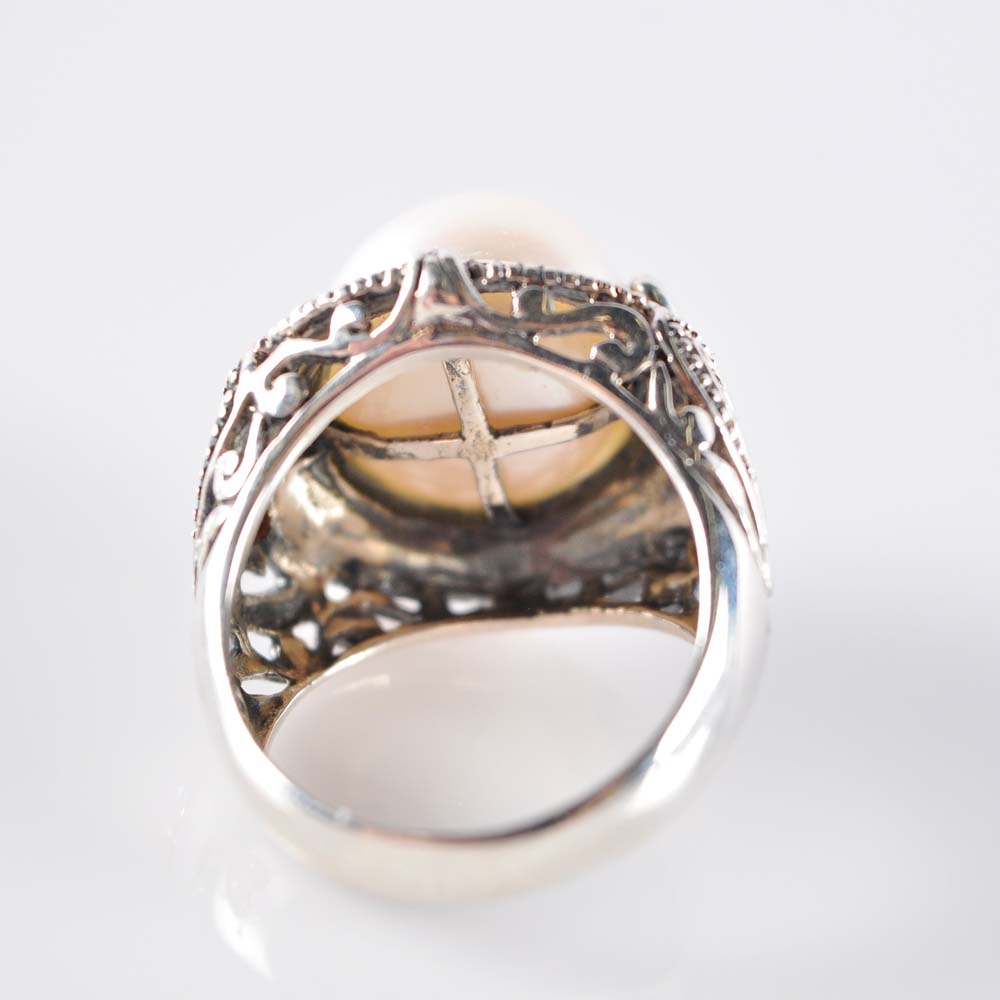 Sterling and Pearl Rings