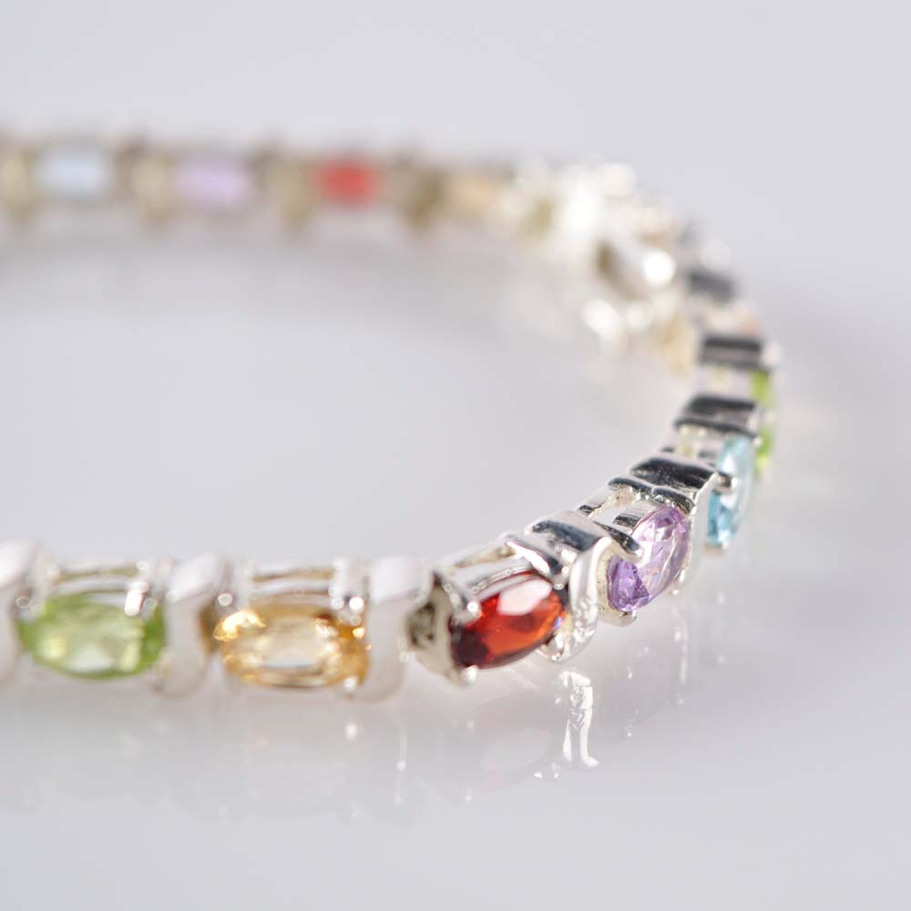 Multi-Gemstone Bracelet