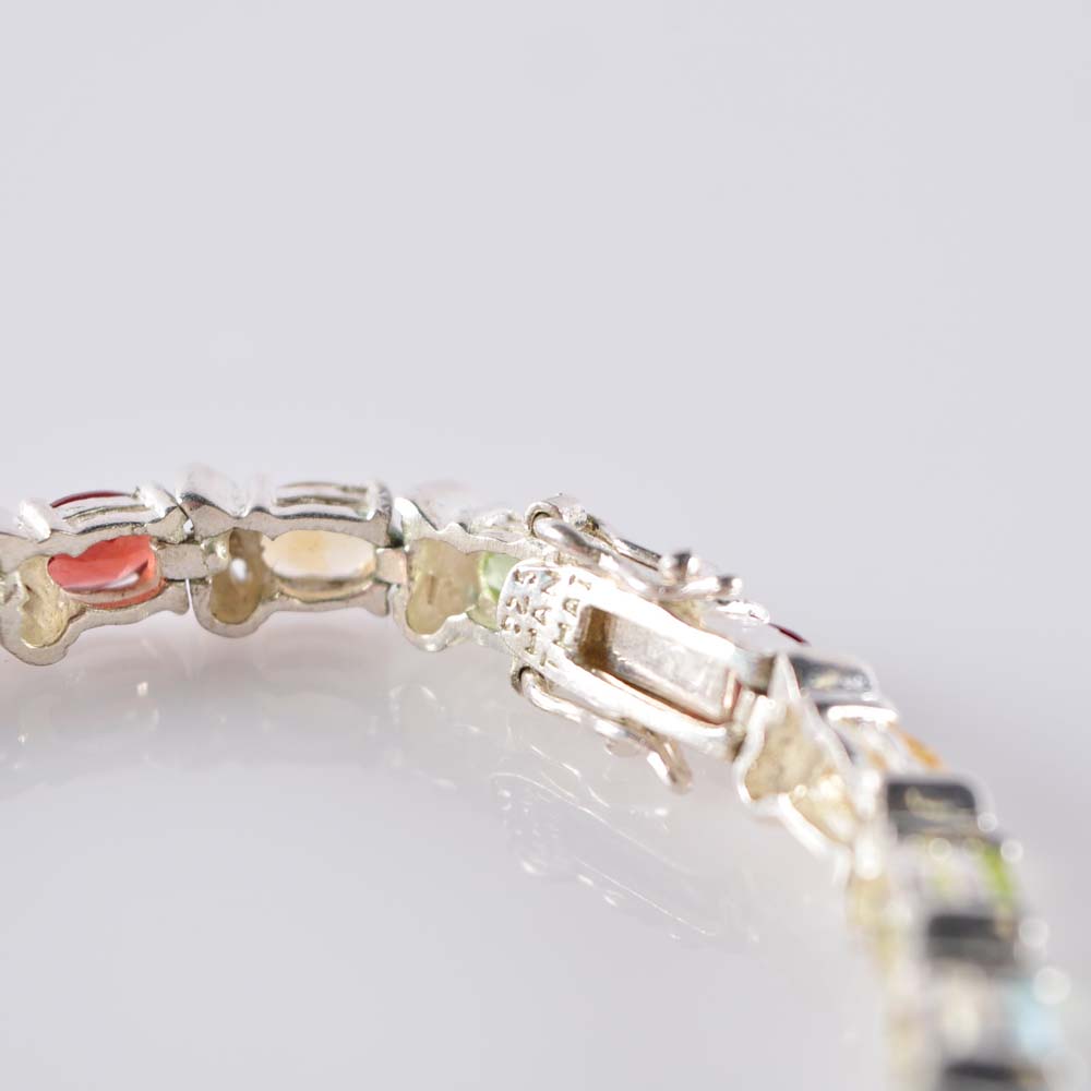 Multi-Gemstone Bracelet