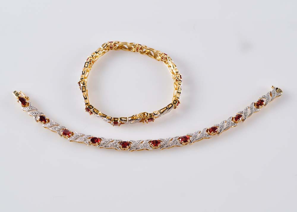 Garnet Bracelets