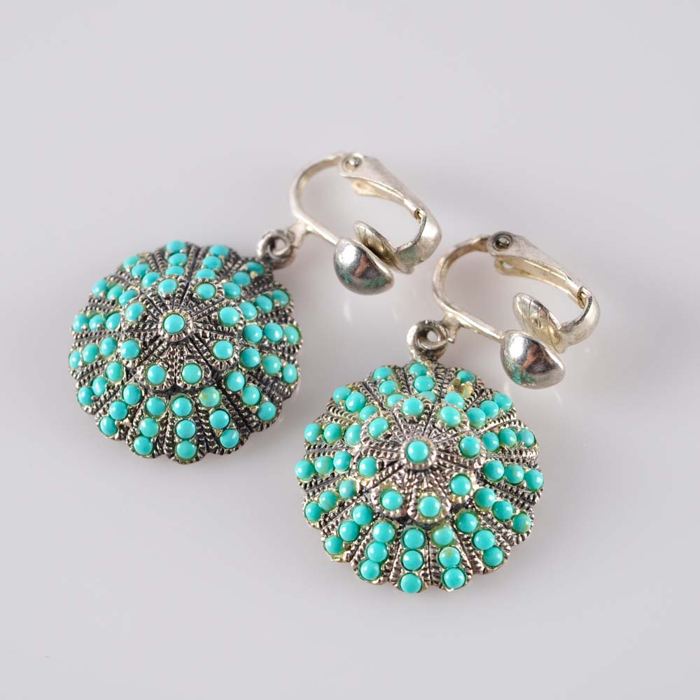 Sterling and Turquoise Earrings