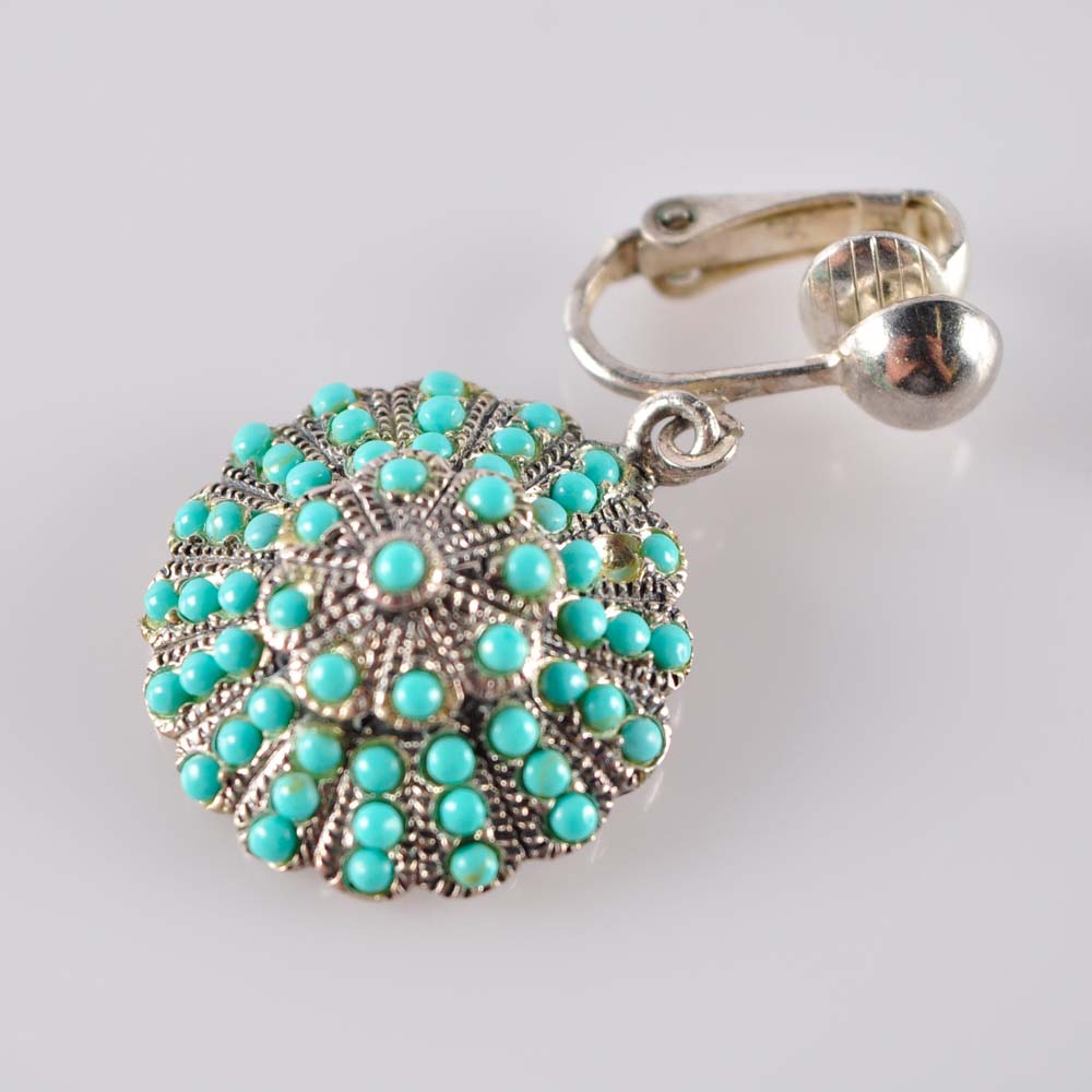 Sterling and Turquoise Earrings