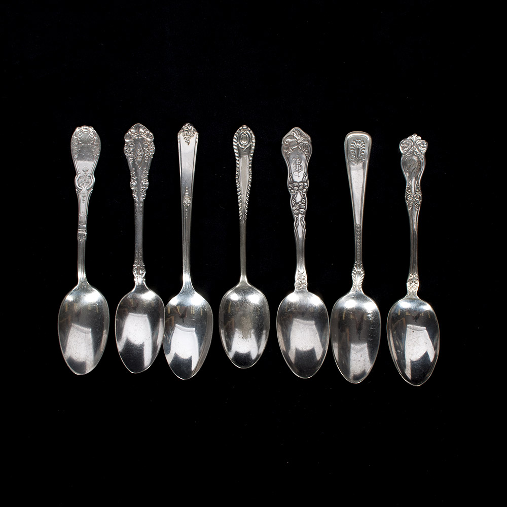 Assortment of Silver Plated Spoons