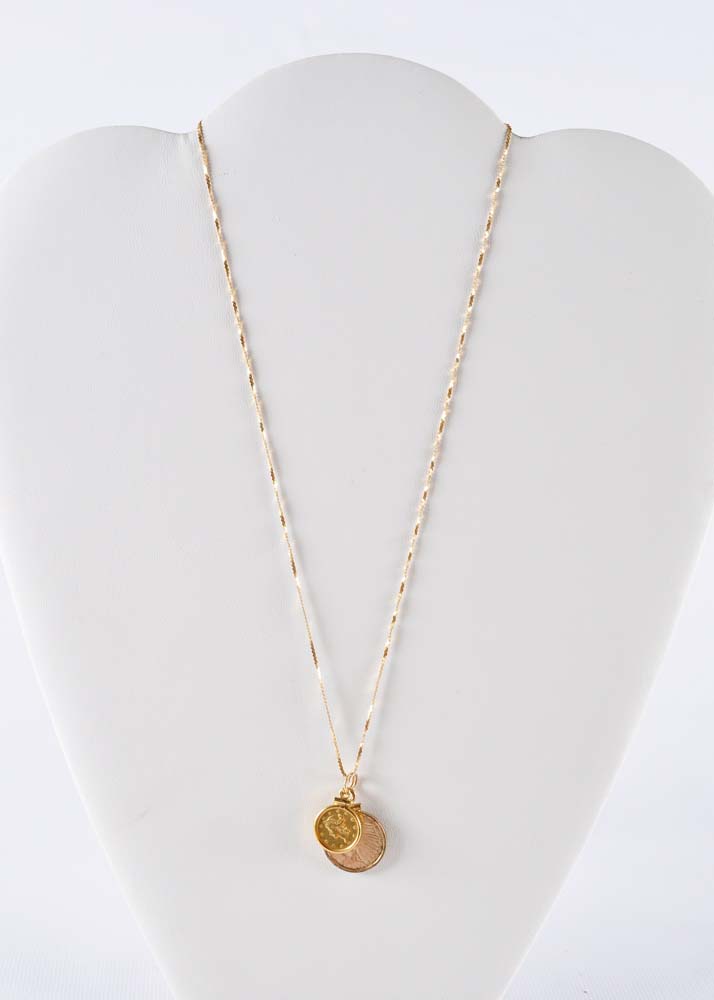 Gold Coin Necklace