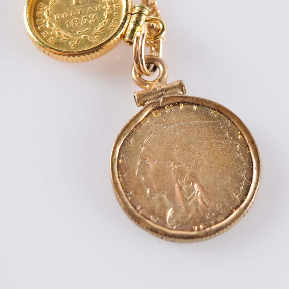 Gold Coin Necklace