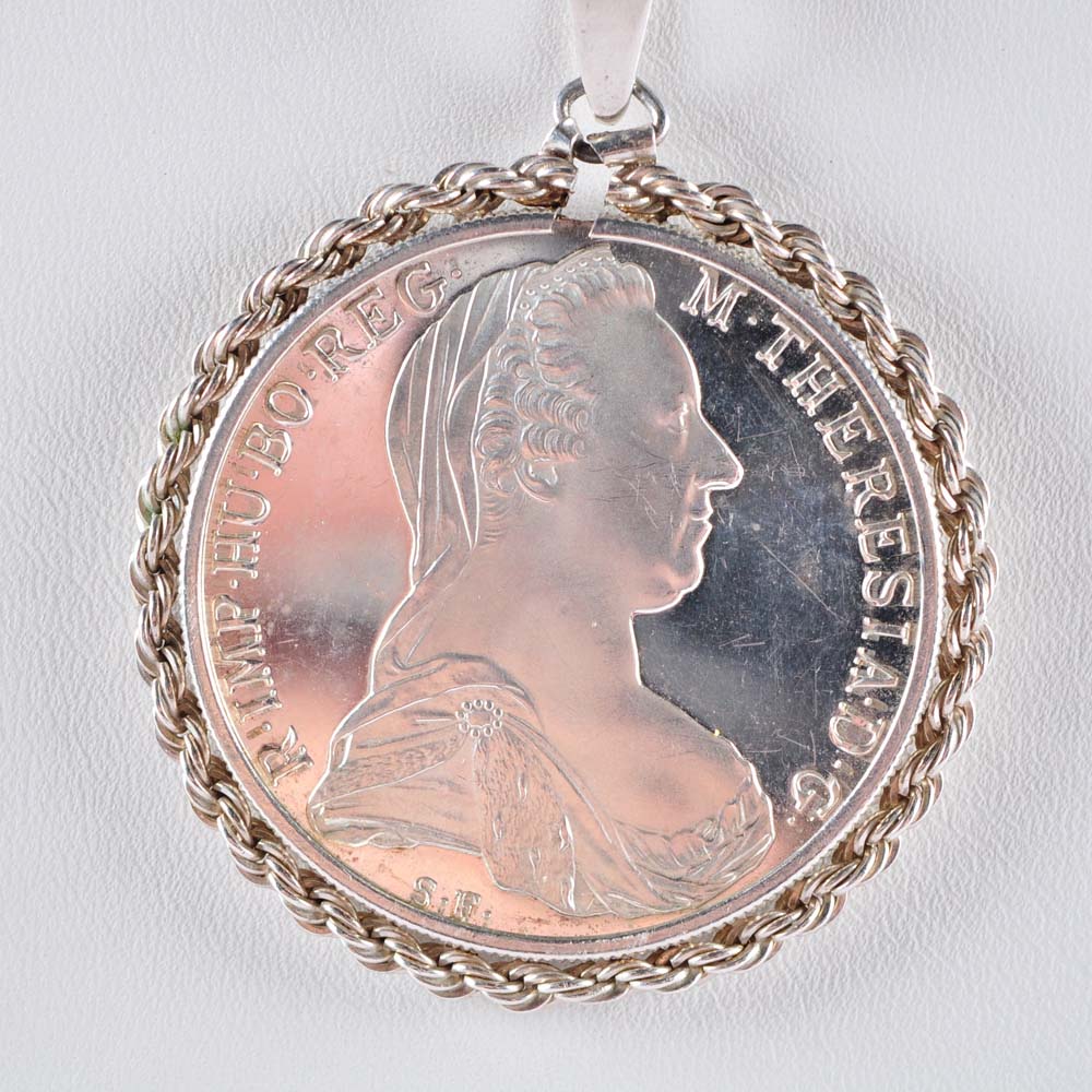 1780 (Restrike) Maria Theresa Thaler Necklace