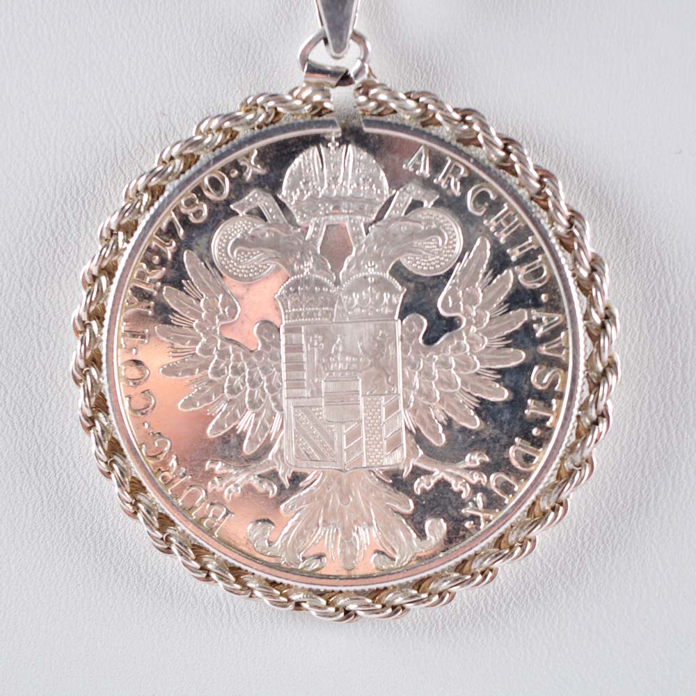 1780 (Restrike) Maria Theresa Thaler Necklace