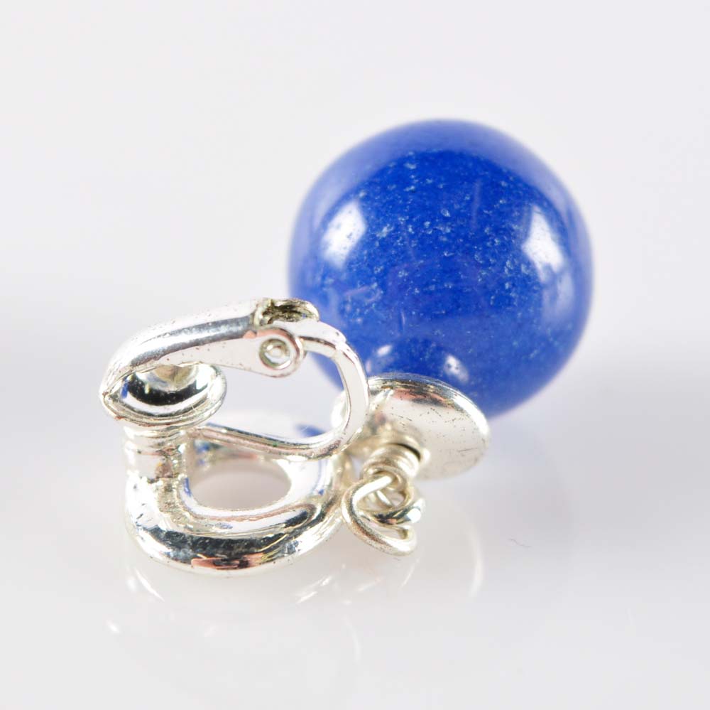Simulated Lapis Lazuli Liquid Silver Jewelry Grouping